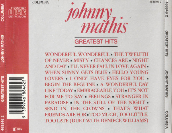 Johnny Mathis : Greatest Hits (CD, Comp)