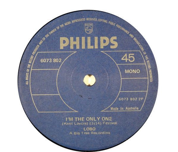 Lobo (3) : She Didn't Do Magic (7", Single)