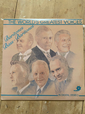 Various : The World's Greatest Voices Baritones Bass - Baritones (LP, Comp)