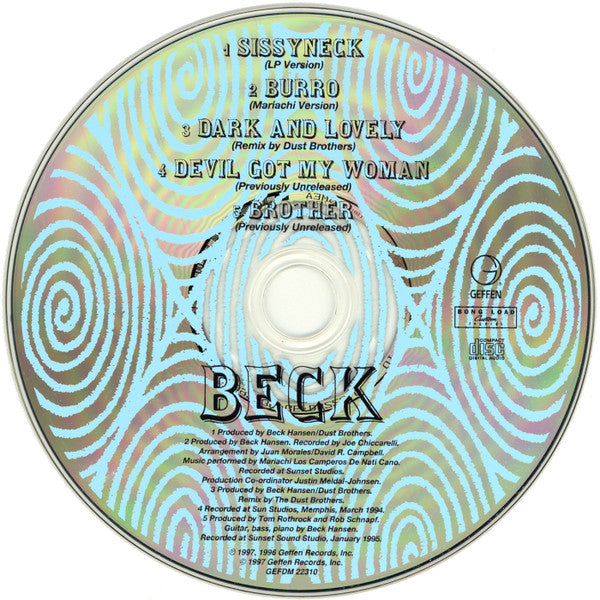 Beck : Sissyneck [Australian Tour Edition] (CD, Maxi)