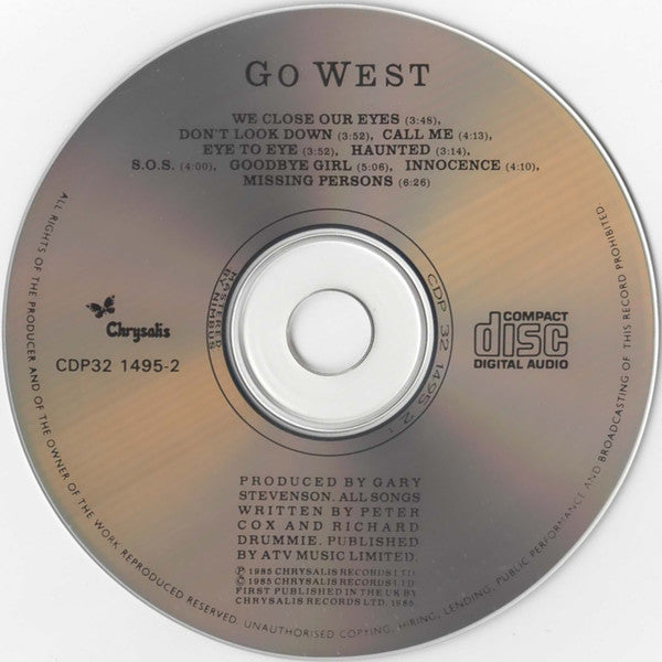 Go West : Go West (CD, Album)