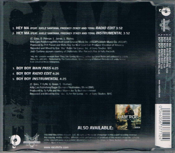 Cam'ron : Hey Ma (CD, Maxi)