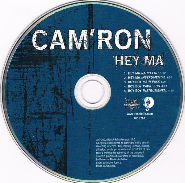 Cam'ron : Hey Ma (CD, Maxi)