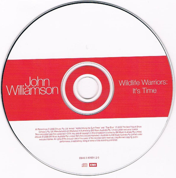 John Williamson : Wildlife Warriors: It's Time (CD, Comp)