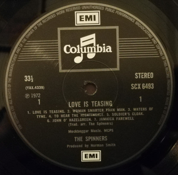 The Spinners : Love Is Teasing (LP)