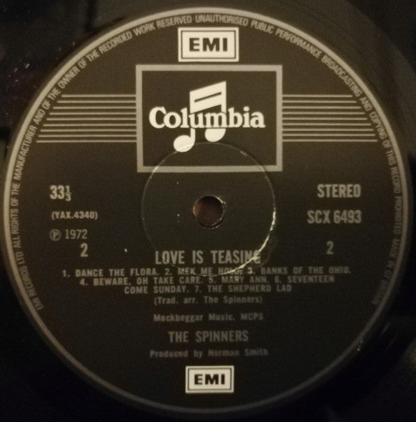 The Spinners : Love Is Teasing (LP)