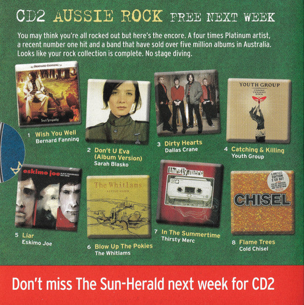 Various : Sunday Sounds - Aussie Rock (CD, Comp, Promo, CD1)