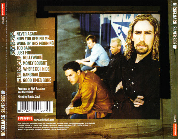 Nickelback : Silver Side Up (CD, Album)