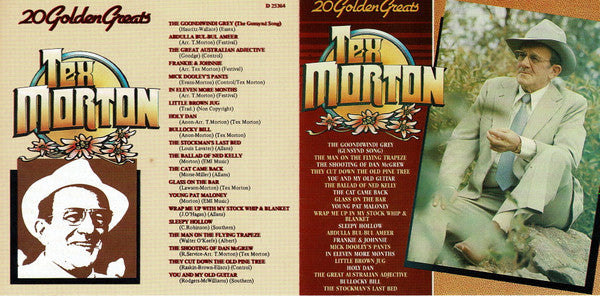 Tex Morton (2) : 20 Golden Greats (CD, Comp)