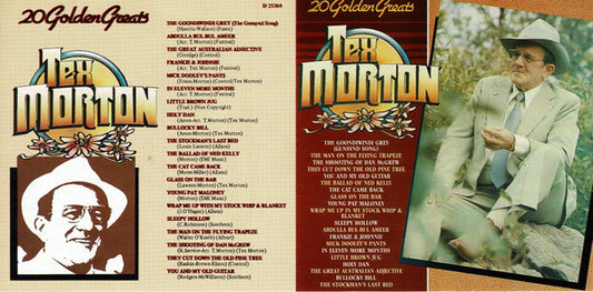 Tex Morton (2) : 20 Golden Greats (CD, Comp)