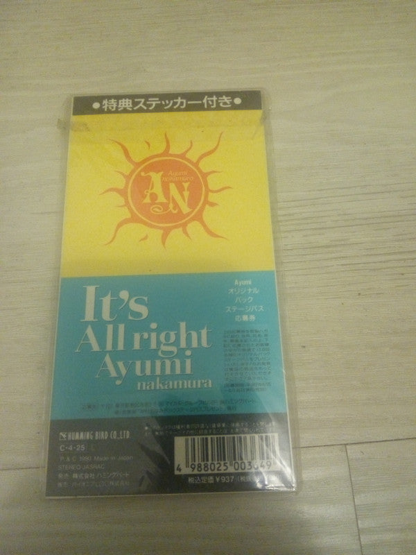 Ayumi Nakamura : It's All Right (CD, Mini, Single)
