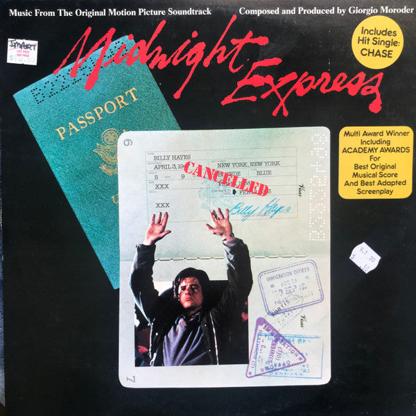 Giorgio Moroder : Midnight Express (Music From The Original Motion Picture Soundtrack) (LP, Album, RE, RP)