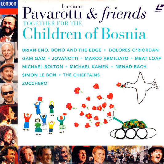 Pavarotti & Friends : Together For The Children Of Bosnia (Laserdisc, 12", Album, NTSC)