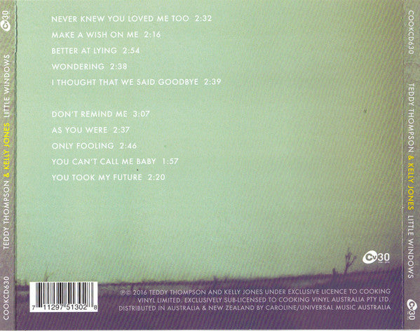 Teddy Thompson & Kelly Jones (16) : Little Windows (CD, Album)