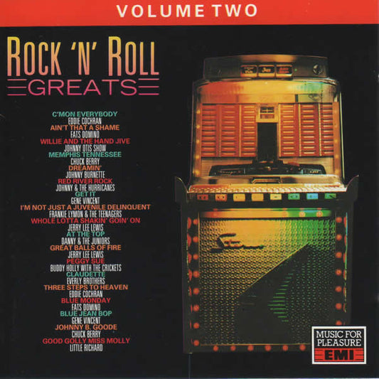 Various : Rock 'N' Roll Greats Volume Two (CD, Comp, Mono)