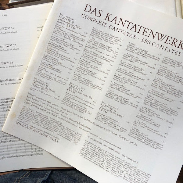 Johann Sebastian Bach : Das Kantatenwerk (Complete Cantatas) | BWV 61-64 | Vol. 16 (2xLP + Box)