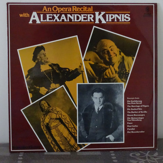 Alexander Kipnis : An Opera Recital (LP, Comp, Mono)