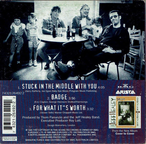 The Jeff Healey Band : Stuck In The Middle With You (CD, Single)