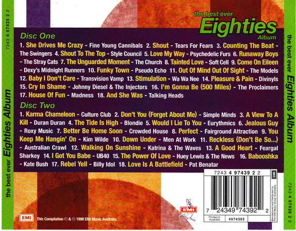 Various : The Best Ever Eighties Album (2xCD, Comp)