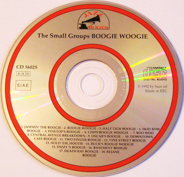Various : Boogie Woogie: The Small Groups (Jammin' The Boogie) (CD, Comp)