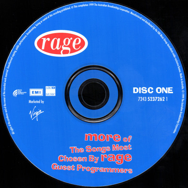 Various : Rage - More Of The Songs Most Chosen By Rage Guest Programmers (2xCD, Comp)