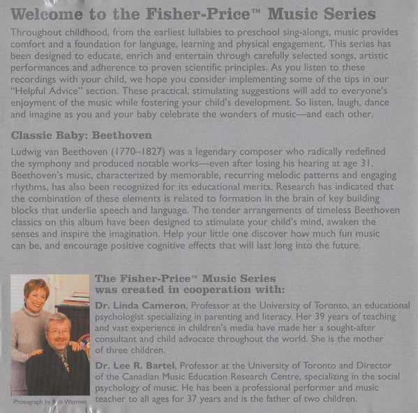 Ludwig van Beethoven : Classic Baby (Favorite Classics To Stimulate Baby's Brain) (CD, Comp)