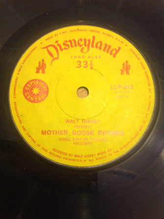 Unknown Artist : Walt Disney Presents Mother Goose Rhymes (7")