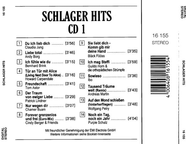 Various : Schlager Hits CD 1 (CD, Comp)