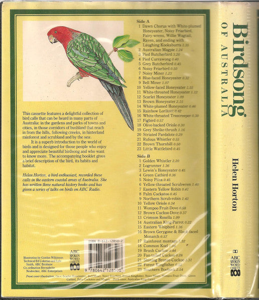 Helen Horton : Birdsong of Australia (Cass)