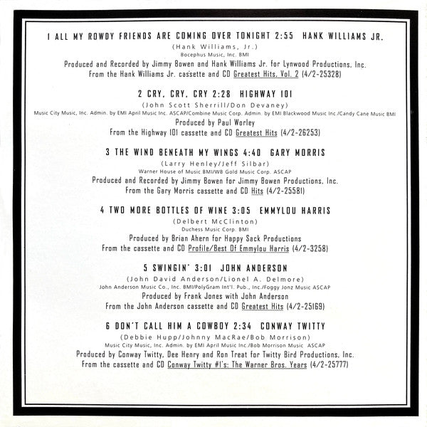 Various : Country Juke Box Greatest Hits - Volume One (CD, Comp)