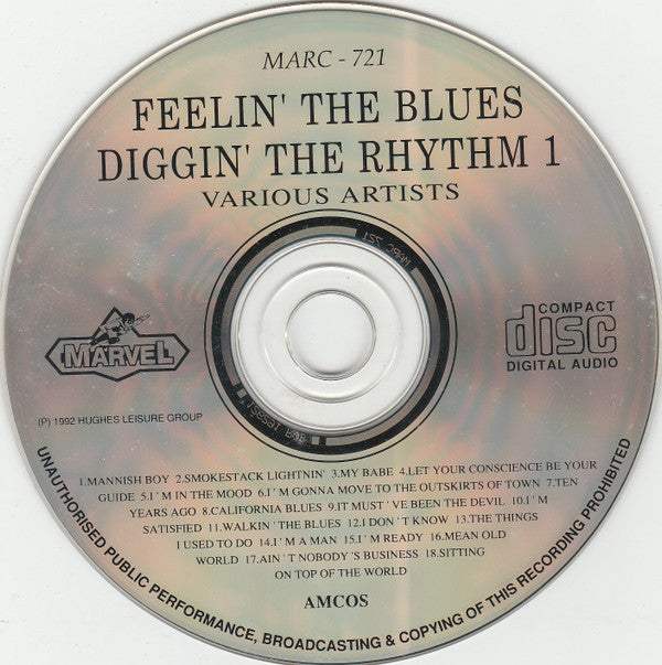 Various : Feelin' the Blues Diggin’ The Rhythm 1 (CD, Comp)