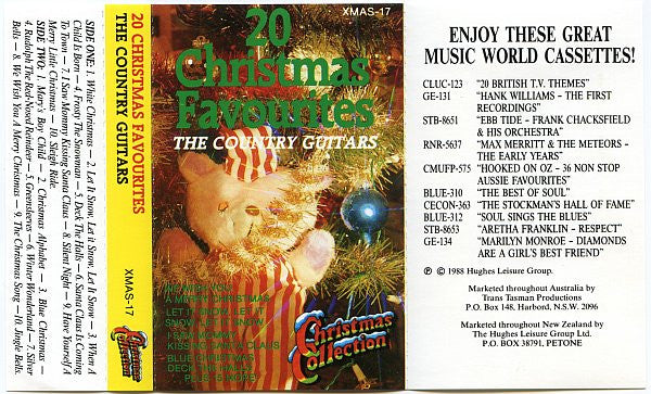 The Country Guitars : 20 Christmas Favourites (Cass, Album)
