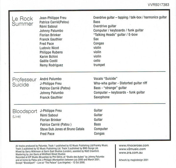 Rinôçérôse : In Rock (CD, EP)