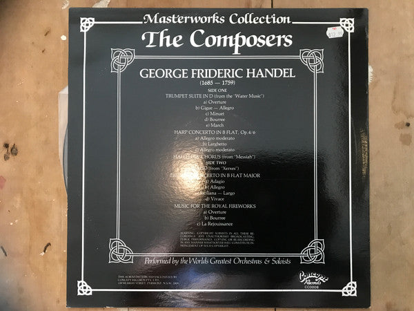 Georg Friedrich Händel : Masterworks Collection The Composers George Friedrich Händel (LP, Comp)