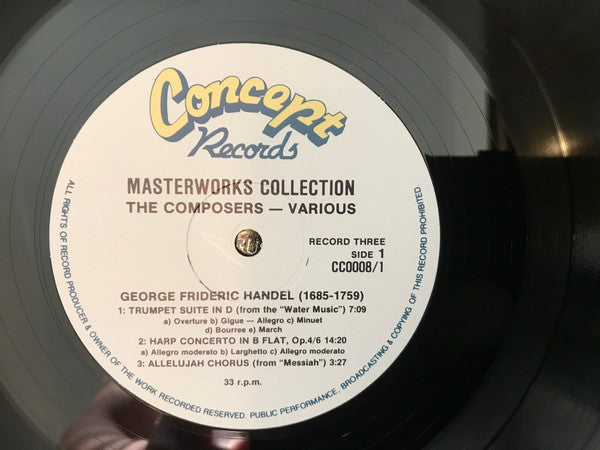 Georg Friedrich Händel : Masterworks Collection The Composers George Friedrich Händel (LP, Comp)