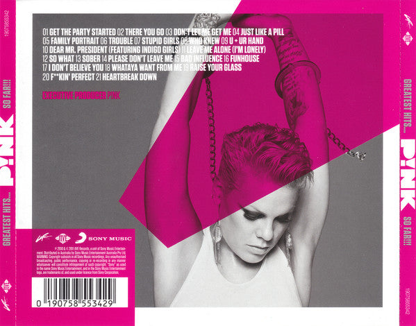 P!NK : Greatest Hits... So Far!!! (CD, Comp, RE)