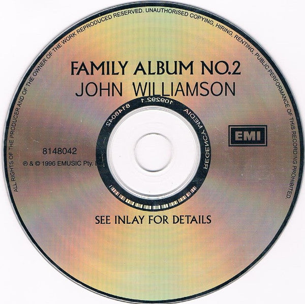 John Williamson : Family Album No. 2 (CD, Album)