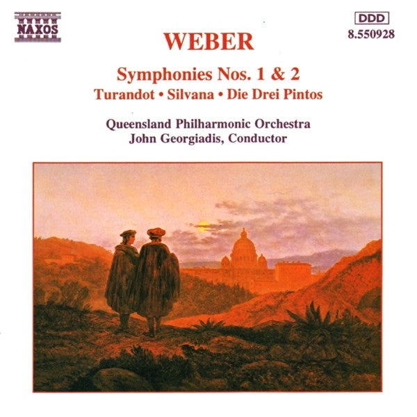 Weber* - Queensland Philharmonic Orchestra, John Georgiadis : Symphonies Nos. 1 & 2 • Turandot • Silvana • Die Drei Pintos (CD, Album)