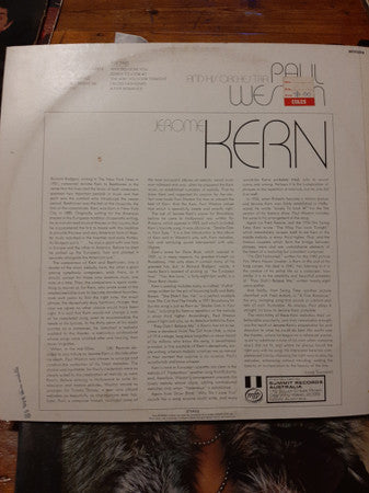 Paul Weston And His Orchestra : Jerome Kern (LP)