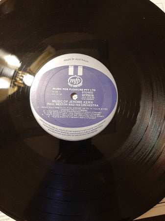 Paul Weston And His Orchestra : Jerome Kern (LP)