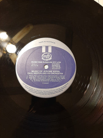 Paul Weston And His Orchestra : Jerome Kern (LP)