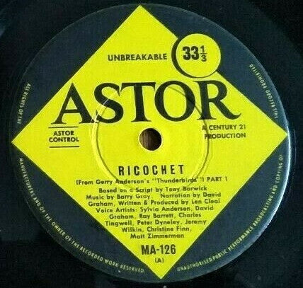 Barry Gray : Ricochet (7", MiniAlbum)