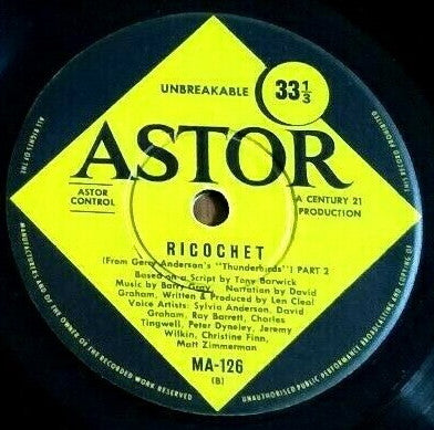 Barry Gray : Ricochet (7", MiniAlbum)