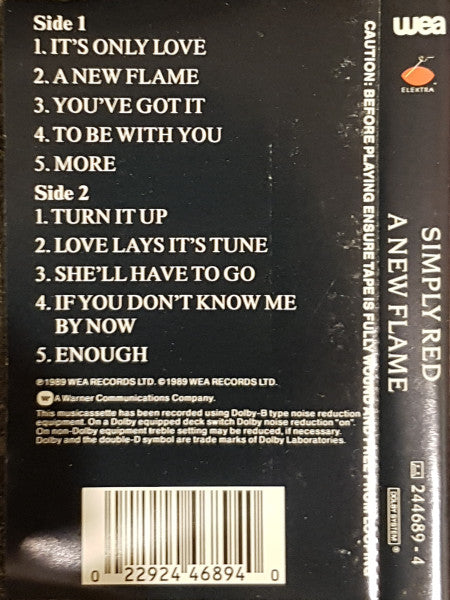 Simply Red : A New Flame (Cass, Album)