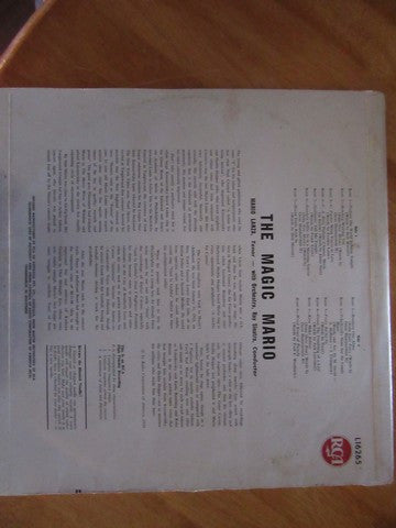 Mario Lanza : The Magic Mario (LP)