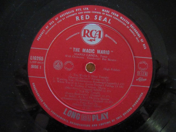 Mario Lanza : The Magic Mario (LP)