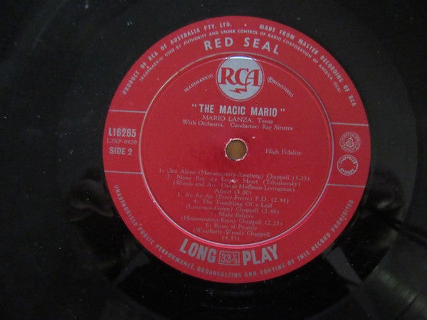 Mario Lanza : The Magic Mario (LP)