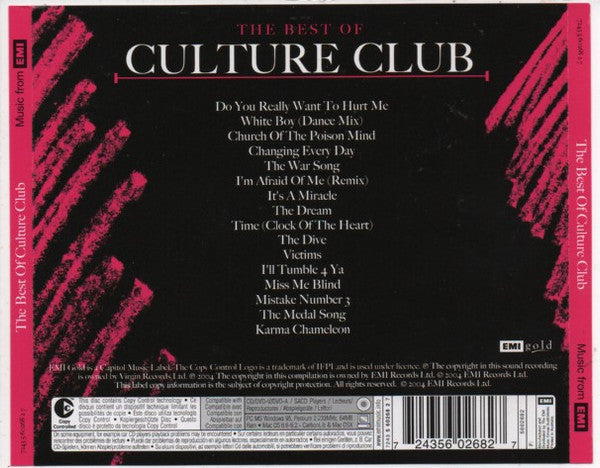 Culture Club : The Best Of Culture Club (CD, Comp)