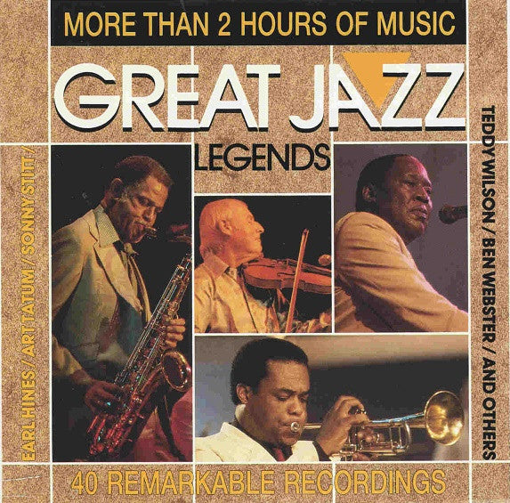 Various : Great Jazz Legends (40 Remarkable Recordings) (2xCD, Comp)