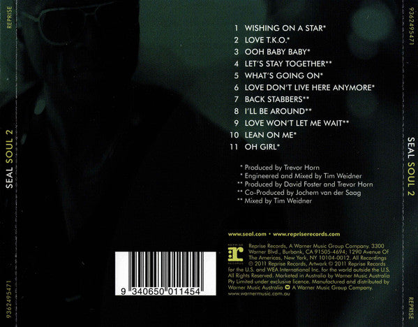 Seal : Soul 2 (CD, Album)